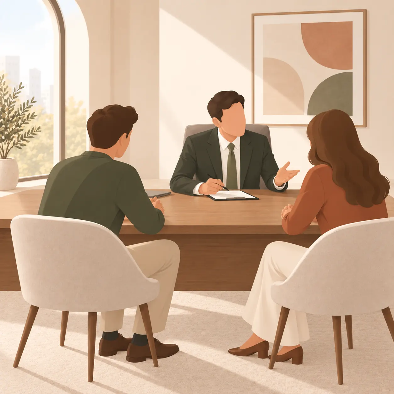 Revisión conjunta de las condiciones del divorcio
